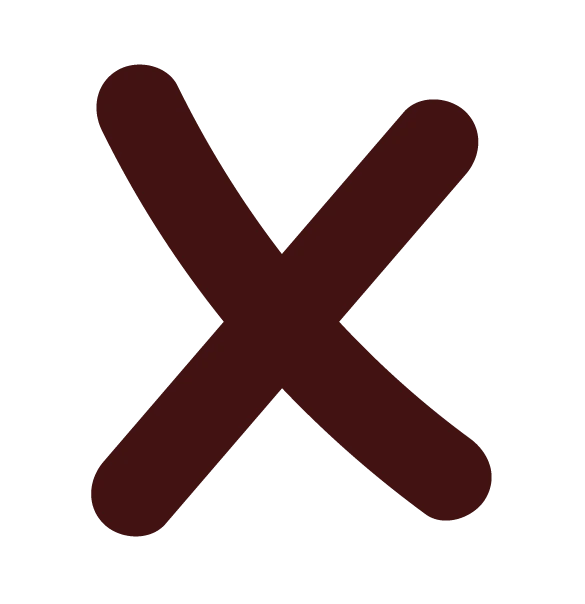 croix marron