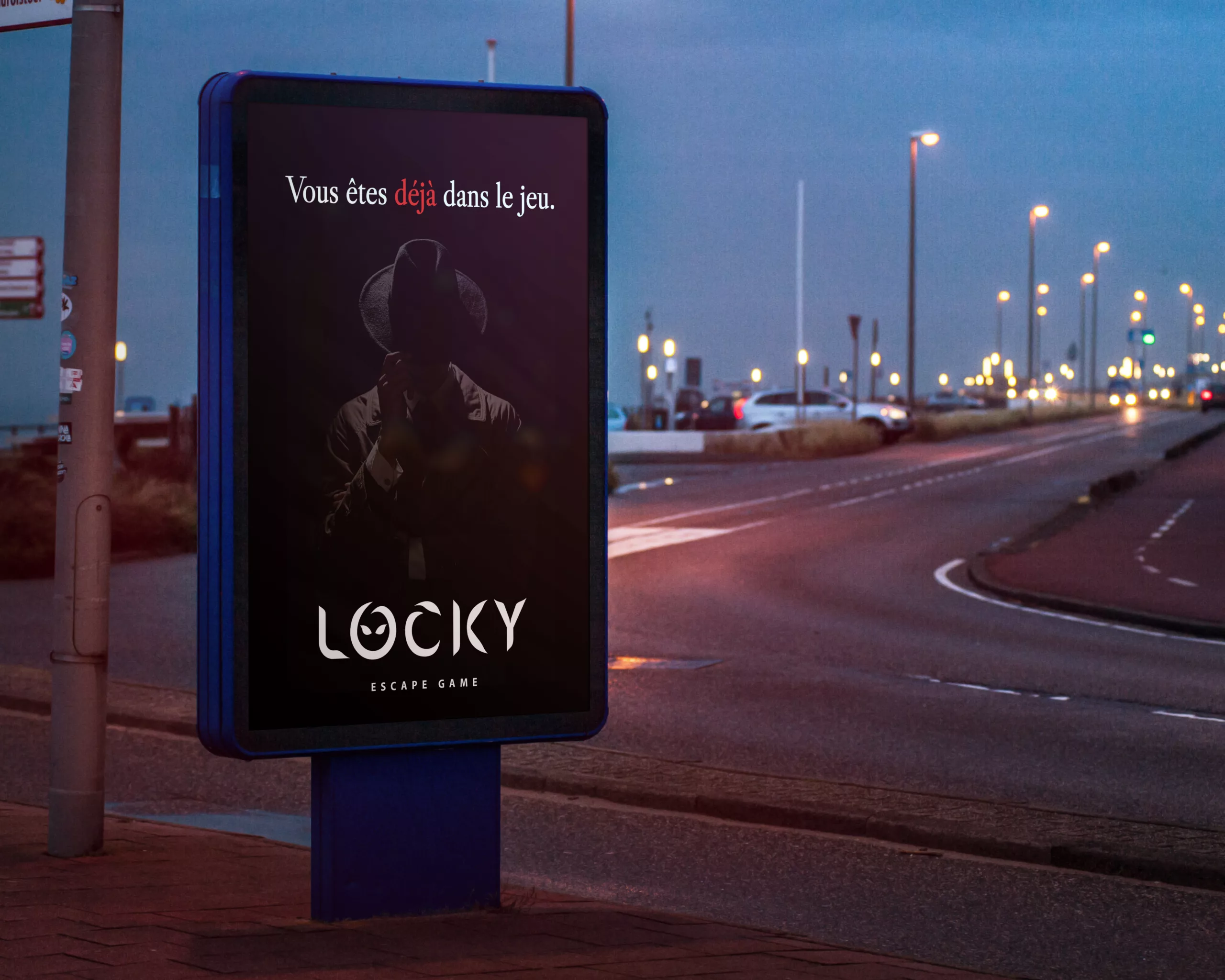 Affichage publicitaire en bord de route