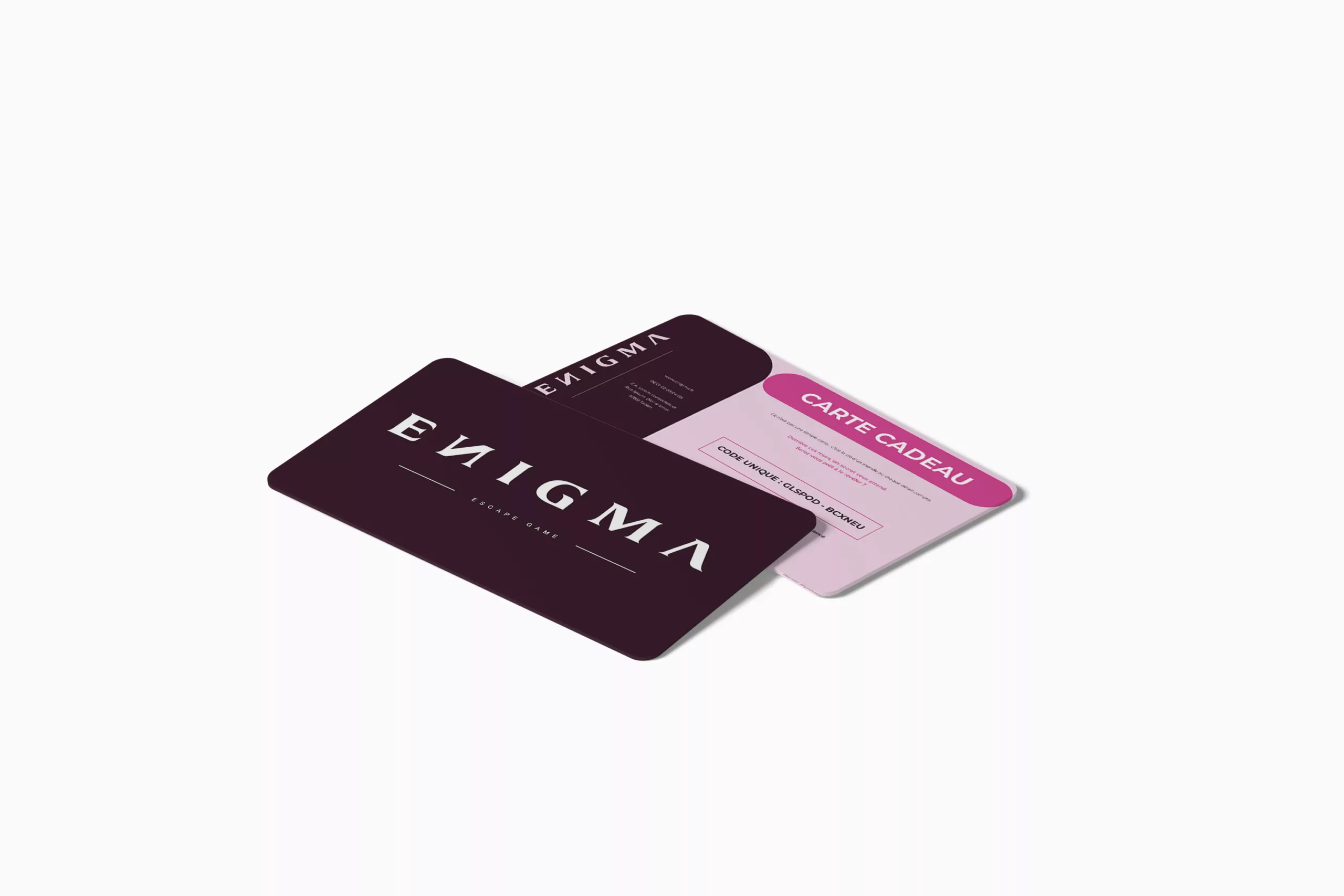 Carte cadeau ENIGMA