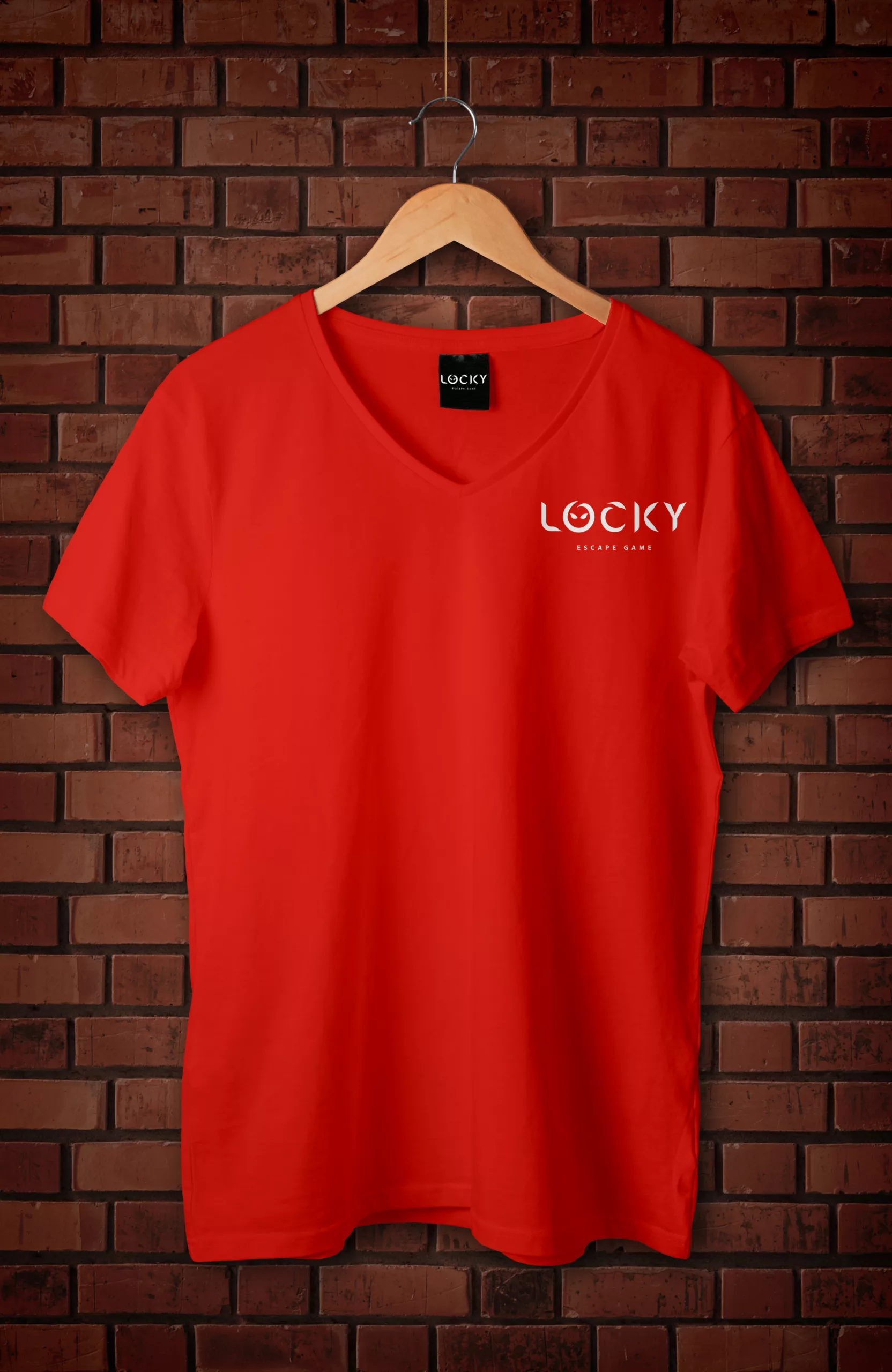 T-shirt floqué LOCKY
