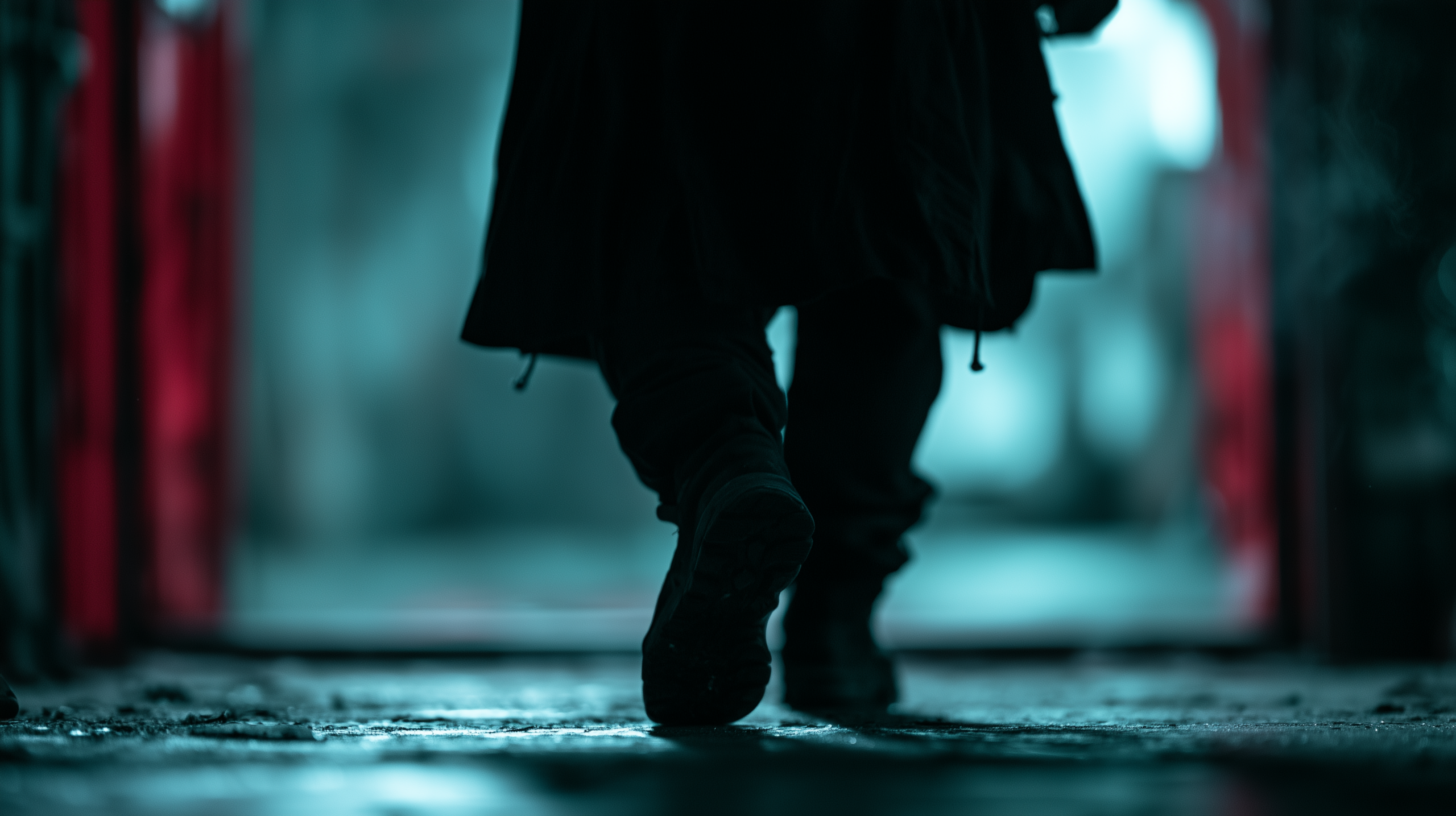 Silhouette d'une personne qui s'éloigne dans une rue sombre, symbole d'un visiteur qui abandonne faute d'avoir eu envie de rester